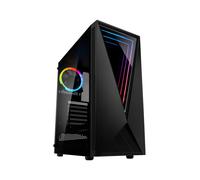 Kolink VOID RGB - Boîtier PC Midi Tower Noir - ATX/microATX/Mini-ITX - 2x3.5" + 4x2.5" - USB 3.2 Gen 1 - Ventilation 1x120mm arrière + supports 120/140mm avant