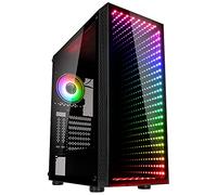 Kolink Void Rift PC Case Midi Tower Case with ARGB-Lit Front, Glass Case PC with Vertical GPU Installation Possible, Computer Case Gaming, Tempered Glass Case for PC, Computer Case ATX