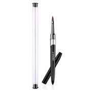 Kolinsky Pinceau acrylique pour vernis gel Noir 5 tailles au choix