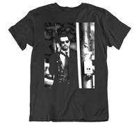KOLITY Cult Movie Heat Robert De NIRO Movie Shootout Scene V3 T Shirt Black S