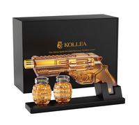 Kollea Ensemble de carafe à whisky avec verres à shot en forme de grenade, cadeau d'anniversaire pour hommes qui ont tout, cadeau de whisky pour père, mari, petit ami et amateurs de militaires, Noël