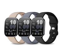 Kollody Lot de 3 bracelets de montre de sport en silicone compatibles avec Amazfit Bip 6/Bip 5/Balance 2,22 mm, souple et imperméable pour Amazfit GTR 4/3 Pro/3/2/2e/GTR 47 mm/Balance/Cheetah. Taille