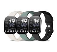 Kollody Lot de 3 bracelets de montre de sport en silicone compatibles avec Amazfit Bip 6/Bip 5/Balance 2,22 mm, souple et imperméable pour Amazfit GTR 4/3 Pro/3/2/2e/GTR 47 mm/Balance/Cheetah. Taille