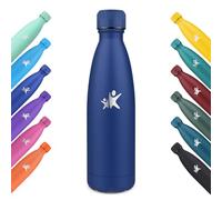 KollyKolla Bouteille Isotherme, 750ml, Gourde Inox sans BPA, Bouteille d'eau Reutilisable, Isolation Double Paroi, Gourde Isotherme Acier Inoxydable, pour Enfant, Adulte, Sport, École - Bleu Foncé