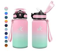 KollyKolla Gourde Isotherme 500ml, Bouteille d'eau Étanche, Gourde avec Paille, Gourde Enfant Isotherme, Bouteille Reutilisable sans BPA, Bouteille Isotherme pour Enfant, l'école, Bureau, Fitness