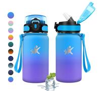 KollyKolla Gourde Isotherme 500ml, Bouteille Isotherme Double Paroi, Gourde Reutilisable aver Paille, sans BPA, Anti-Fuite, Bouteille Isotherme pour Enfant, Adulte, l'école, Fitness, Camping
