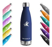 KollyKolla Gourde Isotherme, 500ml, Gourde Inox sans BPA, Bouteille d'eau Reutilisable, Etanche, Isolation Double Paroi, Bouteille Isotherme Acier Inoxydable, pour Enfant, Adulte, Sport, École, Bureau