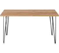 KOLM Bureau VOSS 138 x 68 cm pour bureau, cabinet, atelier Chêne Craft