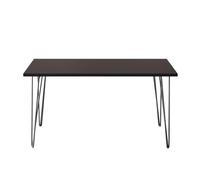 KOLM Bureau Voss Compatible avec Espace de Travail - 138x68 cm Noir