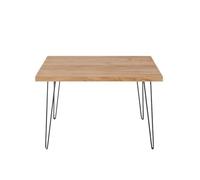 KOLM Table Basse Carrée Vida Compatible avec Salon et Espace de Vie - 68x68 cm, Hauteur 49 cm chêne Craft