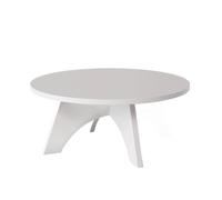 KOLM Table Basse Ronde Bell Gris Compatible avec Salon et Espace de Vie - Diamètre 68 cm