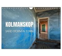 Kolmanskop - Calendrier mural 2026 format A4 paysage - Tempête de sable dans la ville - Calendrier mural CALVENDO 12 mois