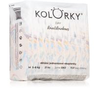Kolorky Day Rain&Rainbow couches jetables taille M 5-8 Kg 21 pcs