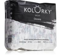 Kolorky Night Unicorn couches ÉCO à usage unique pour une protection complète pendant la nuit taille M 5-8 Kg 21 pcs