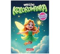 Kolorowanka Wróżki z naklejkami metalicznymi