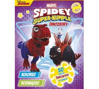 Koloruj Rozwiązuj Dinozaury Marvel Spidey i Super-kumple - Ilona Siwak (livres pour enfants avec autocollants en polonais)