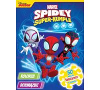 Koloruj! Rozwiązuj! Marvel Spidey i Super-kumple: 50 naklejek świecących w ciemności