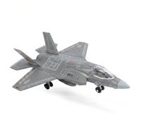 kolotesame 1:72 Scale F-35 Fighter Jet Quick Build Model Kit - 27-Piece Snap-Together Plastic Military F-35 Airplane Assembly Toy with Display Stand, STEM Gift for Kids & Adults