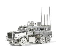 Kolotesame Camion militaire puzzle 3D en métal pour adultes Kit de construction de véhicule blindé immersif à faire soi-même avec outil modèle de voiture 3D pour hommes cadeau ou décoration de bureau.