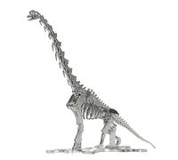 Kolotesame : Puzzle 3D en métal de brachiosaure pour Adultes,Construction de Squelette de Dinosaure à Monter soi-même, modèle de Puzzle créatif et immersif pour Hommes ou Amateurs de Construction 3D