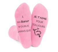 Kolovki Cadeau Soeur Noël,Cadeau pour Soeur,Chaussettes Idee Cadeau Soeur,Cadeau Soeur,Idée Cadeau Soeur,Cadeau pour ma Soeur,Cadeau Soeur Anniversaire,Cadeaux Soeur,Cadeau Soeur Original