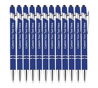 KOLOWKO Stylo Bille et Stylet 2 en 1 Personnalisable - Gravure Texte/Nom/Message - Commande en Gros 1000 Pcs pour Entreprises, Remise Diplôme & Cadeaux Anniversaire