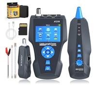 KOLSOL Testeur de câble réseau, NF-8601S TDR multifonction LCD Longueur de ligne Testeurs de point d'arrêt Testeurs RJ45/RJ11/BNC