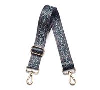 Kolti Sangle de rechange pour sacs à main, rayée, large, réglable, boucle dorée 07, 1.5”, Sacs Cross-Body, Boucle en or 07, 1.5”, Sacs Cross-Body