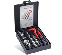 Kolvoii UNC3/8-16 Kit de réparation de filetage SAE Helicoil Kit de réparation de filetage avec forets HSS, inserts filetés, tarauds, outils d'installation