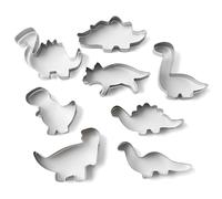 KOLZEMV Emporte-pièce dinosaure Set-8-pièces, emporte piece dinosaure, dinosaure, emporte piece biscuit, Empreinte de tête de dinosaure, Emporte-pièce dinosaure biscuit pour enfants Dino Party