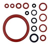 KOLZEMV Lot de 15 joints toriques en silicone pour valve de support, joint torique, soupape à vapeur, groupe d'infusion, soupape d'écoulement, compatible avec les machines à café Saeco