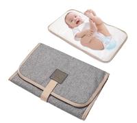 KOLZEMV Tapis a Langer de Voyage Bebe, Tapis à Langer pour Bébé, Pliable Matelas a Langer de Voyage, Pad Bébé Changeant Portable, Pour le remplacement de tapis d'urine extérieur de voyage de famille
