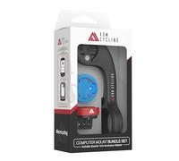 KOM Cycling CM06 Support d'ordinateur GoPro à libération Rapide pour Ordinateurs de vélo Wahoo et Garmin Support vélo Compatible avec Edge 1040, Elemnt Roam et Autres