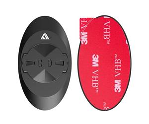 KOM Cycling Fixez Votre Smartphone à n'importe Quel Support de vélo Garmin - Adaptateur adhésif Garmin Quart de Tour pour Support téléphonique