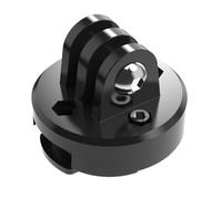 KOM Cycling Support de montage supérieur qui se transforme en support d'ordinateur pour Garmin Edge ou Wahoo - Idéal pour monter des caméras et des lumières (noir, Garmin)