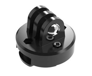KOM Cycling Support de montage supérieur qui se transforme en support d'ordinateur pour Garmin Edge ou Wahoo - Idéal pour monter des caméras et des lumières (noir, Garmin)
