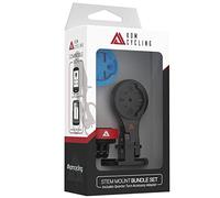 KOM Cycling Support de potence à dégagement rapide pour ordinateurs de vélo Wahoo et Garmin (Edge 1040, Elemnt Roam, Elemnt Bolt v2) 1040 Support de vélo compatible avec accessoires GoPro