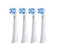 KOMA NK21 Lot de 4 têtes de rechange compatibles avec Braun Oral-B iO Gentle Care Blanc