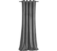 KOMA Rideau à oeillets en velours occultant Gris anthracite 140x250 cm Gris anthracite