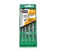 Koma Tools 08742 Lot de 4 forets Widia standard Argenté