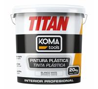 Koma Tools Peinture Plastique Titan Blanc 20 kg - Marque EAN : 8425998253016