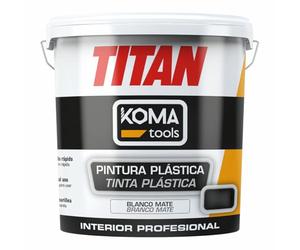 Koma Tools Peinture plastique Titan Blanc 5 kg - Marque EAN : 8425998253009