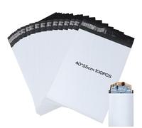 KOMABLEN 100 Pièces Enveloppe Plastique Expedition, 40x55cm Autoadhésive Emballage Colis Vinted, Opaque Imperméable Colis Vinted, Pochette Colis Enveloppe Colis pour Vêtements, Chaussures