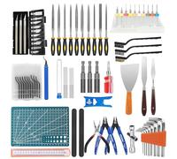 KOMABLEN 84 Pièces kit Modelisme, Accessoires Outils Imprimante 3d, Kit Impression 3d avec Ebavureur, Kit Nettoyage Imprimante, pour le Retrait Nettoyage