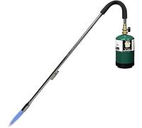 Koman MAPP / MAP Pro/Propane Brûleur de désherbeur à flamme au propane 89,9 cm Allumage automatique intégré, haut rendement 20 000 BTU, sûr et simple à utiliser
