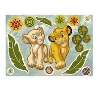 Komar 14040h Disney Simba et Nala Freestyle Sticker Deco - Multicolore (17 pièces) Multicolore G