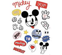 Komar 14066h Lot Stickers muraux décoratifs pour Chambre d'enfant Motif Its a Mickey Thing, coloré, Größe: 50 x 70 cm-21 Teile