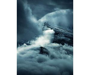 Komar Arrowhead Tableau Mural en Trois Tailles, Grau, Weiß, Schwarz, PSH101-30x40