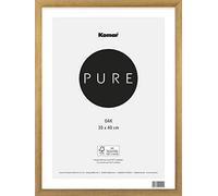 Komar Cadre Photo en Bois Marron 30 x 40 cm avec Verre Acrylique hautement Transparent, Naturel