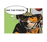 Komar Citation Luke Star Wars Classic Comic Luke - Dimensions : 70 x 50 cm, décoration murale, poster, impression d'art (sans cadre)